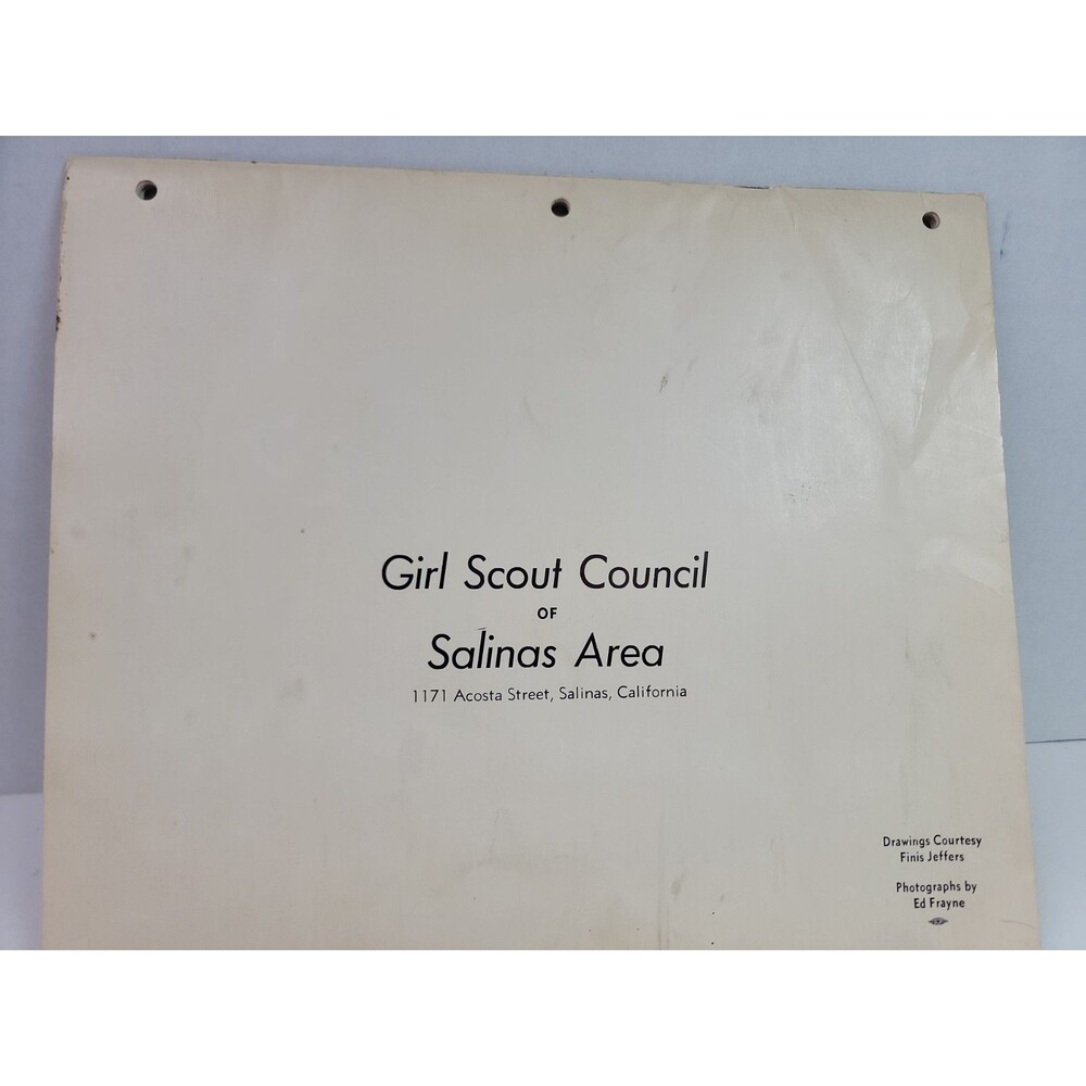Vintage 1962 Girl Scout Council Salinas Area Calendar 50th Anniversary... - Picture 2 of 4
